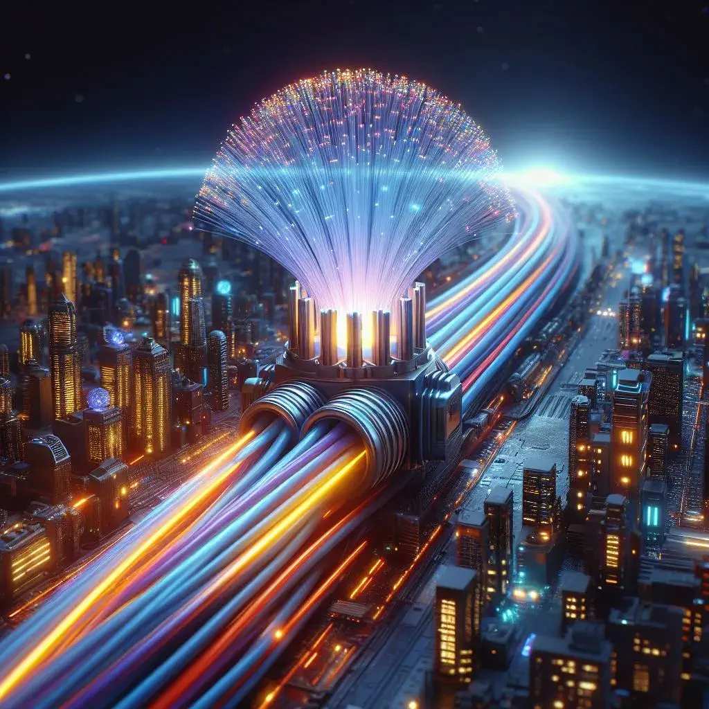 Read more about the article تقنية الألياف البصرية: فتح آفاق جديدة للاتصالات السريعة